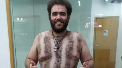 Ingenioso hincha brasileño