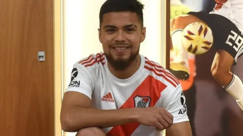 Paulo Díaz ya se puso la camiseta de River.