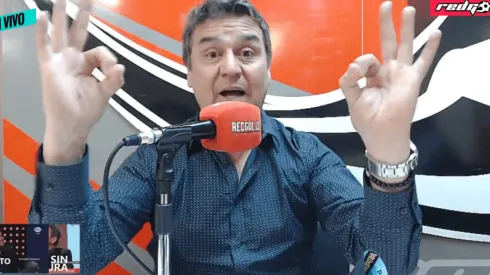 Astorga en la pantalla de Redgol haciendo sus descargos.