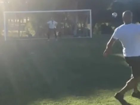 Video | ¡Genio total! Roberto Carlos repitió su “gol imposible”