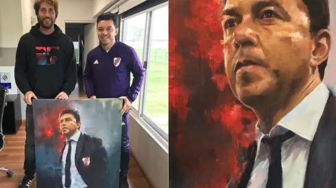 El bonito cuadro de Marcelo Gallardo en River.