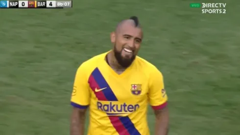 Vidal se estrenó en la presente temporada del Barcelona