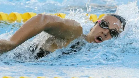 Kristel Köbrich peleó metro a metro en los 1.500 metros estilo libre de la natación en los Panamericanos