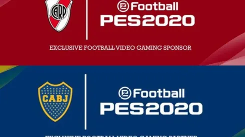 River Plate y Boca Juniors son exclusivos de PES 2020