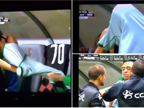 ¡Troncoso! Jugador portugués necesita ayuda para ponerse la camiseta de su club