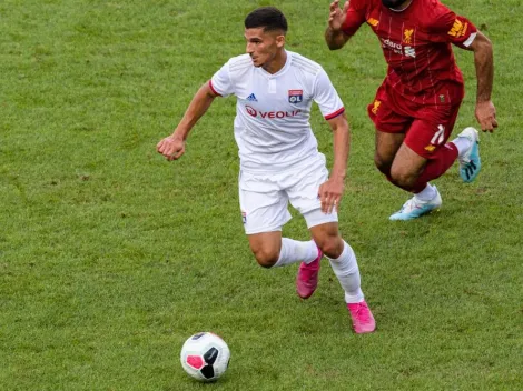 Digno de crack: La lujosa asistencia de Houssem Aouar con el Olympique de Lyon