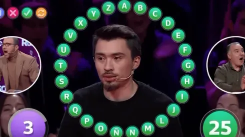 Nico Gavilán y el Rosco que le dio el millonario premio.