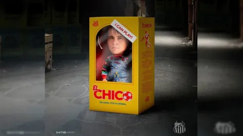 La foto de Soteldo que publicó Santos.