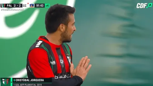 Jorquera se disculpó con la institución en la que debutó.