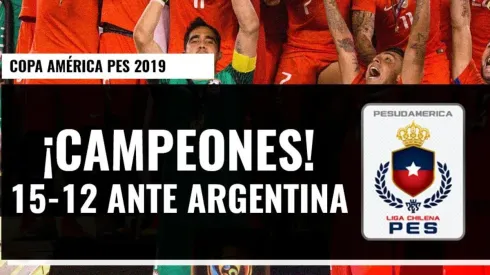 Chile es campeón de la Copa América de PES 2019