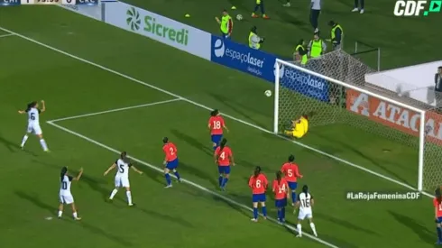 Tapadón de Tiane Endler.