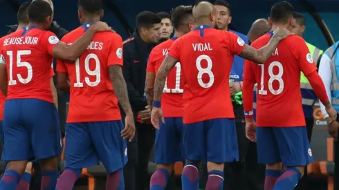 La Roja ante Argentina en la Copa América.