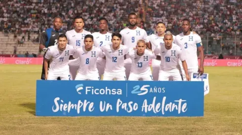 La formación de Honduras contra Puerto Rico.