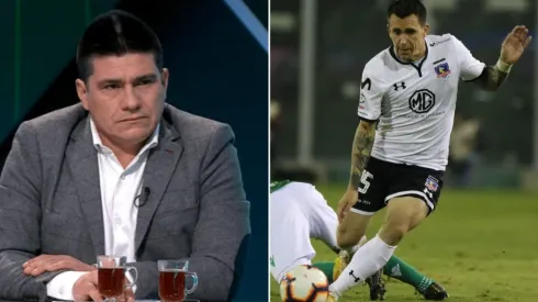 Tobi Vega con el café que le hizo a Mouche.