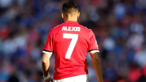 Alexis Sánchez anotó cinco goles en 45 partidos con el Manchester United
