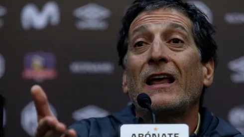 Mario Salas en conferencia de prensa.