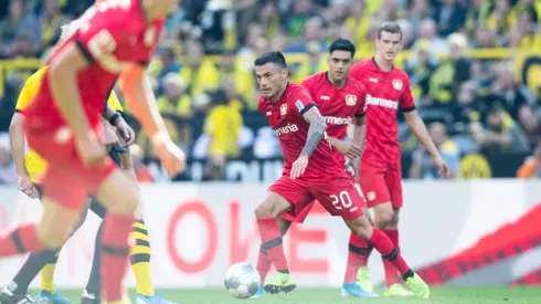 Charles contra el Dortmund.