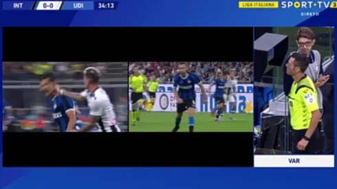 El VAR lo delató.