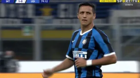 Sánchez ingresó para la recta final del encuentro.