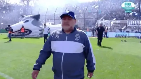 Espectacular recibimiento para el Diego