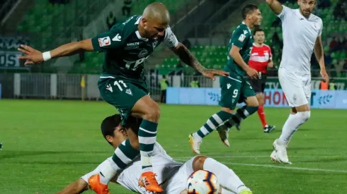 El venezolano celebró por triplicado.