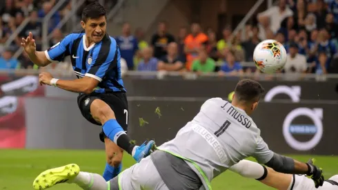 Alexis Sánchez entró desde la banca ante Udinese por la Serie A.