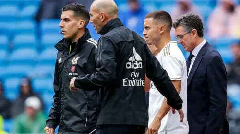 Hazard disputó media hora en el partido frente al Levante.