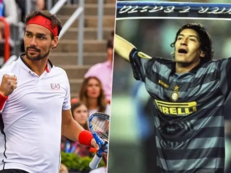 Fabio Fognini: "Crecí viendo a Ronaldo y Vieri, pero mi ídolo es Zamorano"