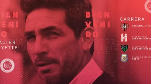 Walter Coyette llega a La Calera.