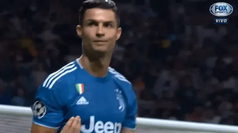 Cristiano y el gestito para la tribuna.