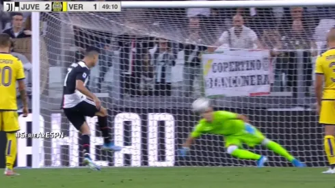 El buen cobro de Cristiano Ronaldo de penal.