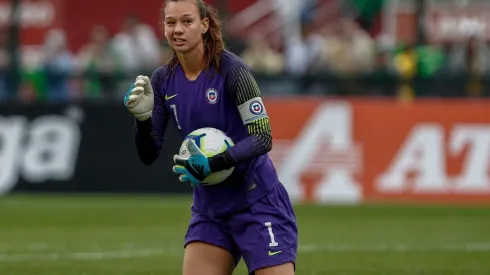Christiane Endler ya está lista para la ceremonia.