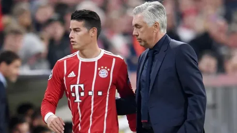 Ancelotti tuvo a James en el Bayern Múnich y lo quiso en el Nápoli.