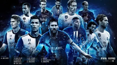 Fueron seleccionados los mejores 11 de la FIFA.