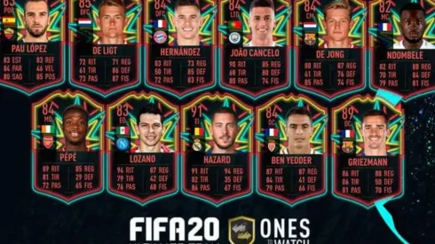 FIFA 20 anuncia los esperados Ones to Watch para el lanzamiento mundial