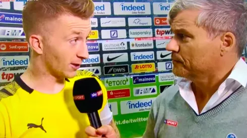 Marco Reus se la echa con periodista en plena entrevista: "No vengas con tu mentalidad de m..."