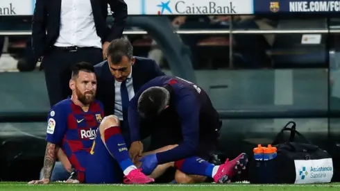 Oficial: lesión de Messi no es de gravedad pero lo deja en duda para enfrentar al Inter de Alexis