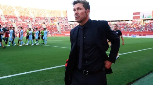 El Cholo analizó el derbi madrileño.