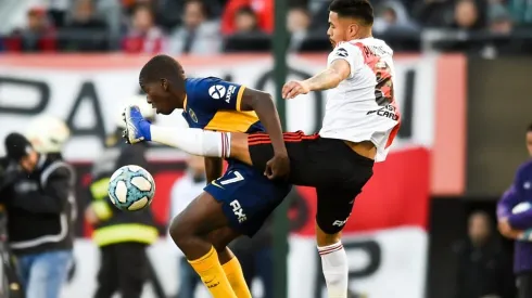 Paulo Díaz jugó en el último encuentro entre River Plate vs Boca Juniors, por la Superliga de Argentina.