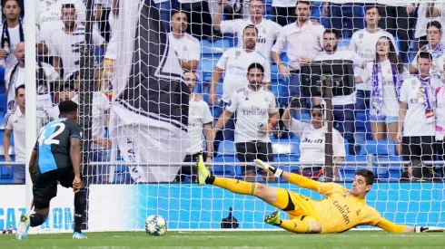 Courtois fue pifiado en el Santiago Bernabéu.