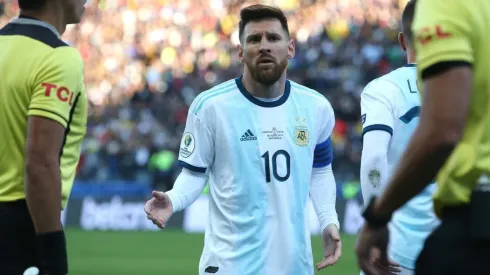 Lio Messi contra Chile en Brasil 2019.