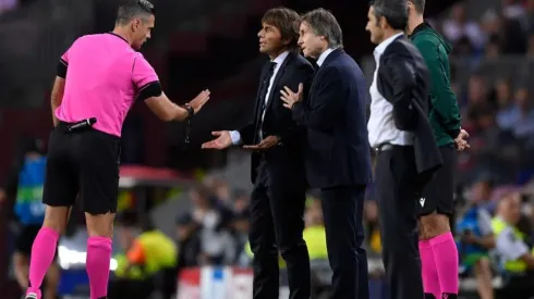 Conte al árbitro del Barcelona - Inter: "He tenido una sensación desagradable con él desde el primer minuto"