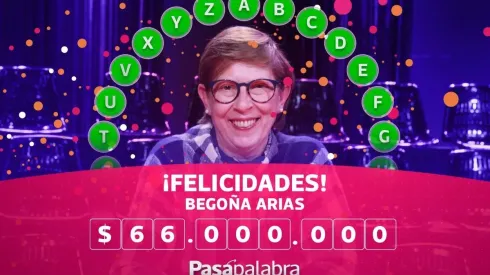 Arias ganó la noche de este jueves el millonario premio.