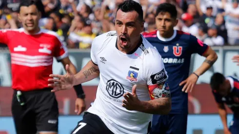 Paredes celebra su día más feliz en Colo Colo.