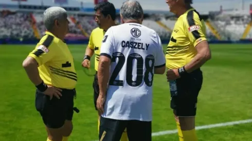 Caszely jugó un partido de veteranos como preliminar del clásico