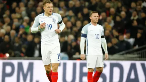 Rooney y Vardy compartieron en la selección inglesa.