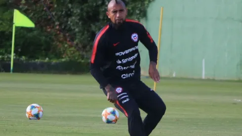 Vidal está con La Roja previo a los amistosos de esta fecha FIFA.