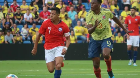 Chile versus Colombia en Alicante.