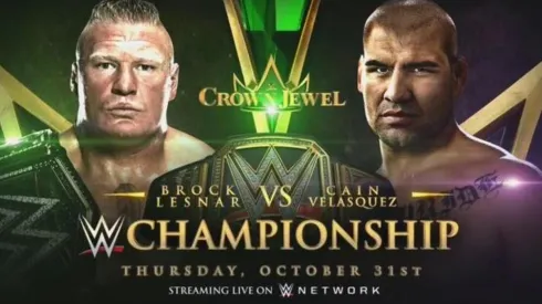 Brock Lesnar defiende el título de WWE ante Cain Velásquez en Crown Jewel