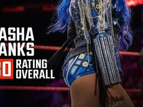 Sasha Banks se enoja con el WWE 2K20 por su baja valoración